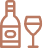 Botella con vidrio