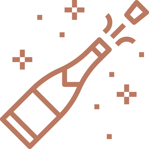 a champagne bottle with a black background